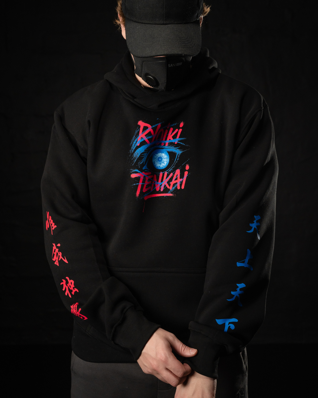 Black The Strongest Hoodie, printed to order in Durban by STEKU