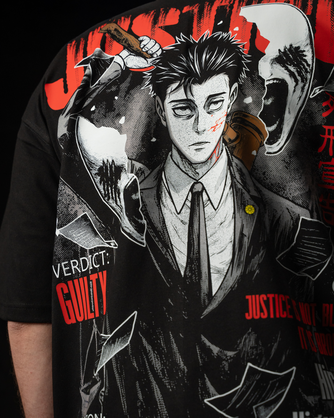Final Verdict Oversized Tee by STEKU, South African anime clothing