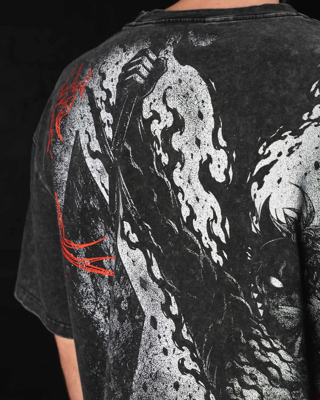 Wizard King Acid Wash Tee by STEKU