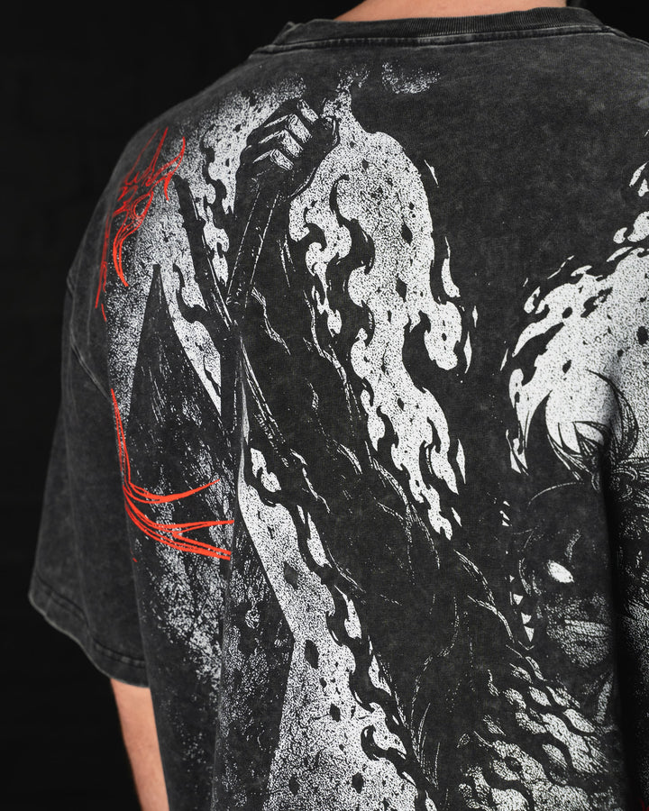 Wizard King Acid Wash Tee by STEKU