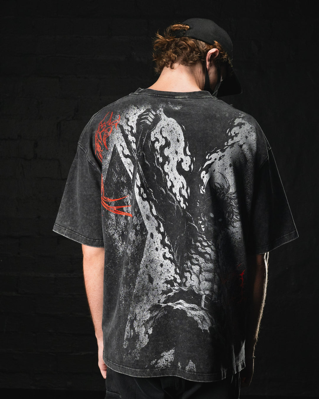 Wizard King Acid Wash Tee from STEKU, South African streetwear