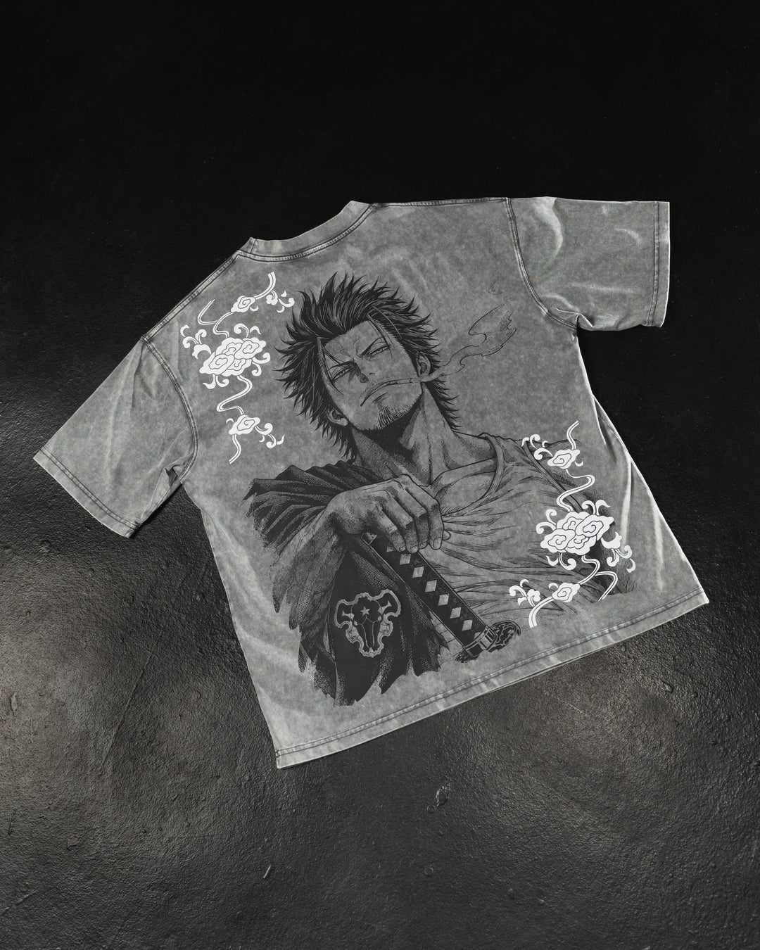 Dark Captain Acid Wash Tee by STEKU